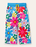 Wide Leg Jersey Trouser-Multi Surf Floral