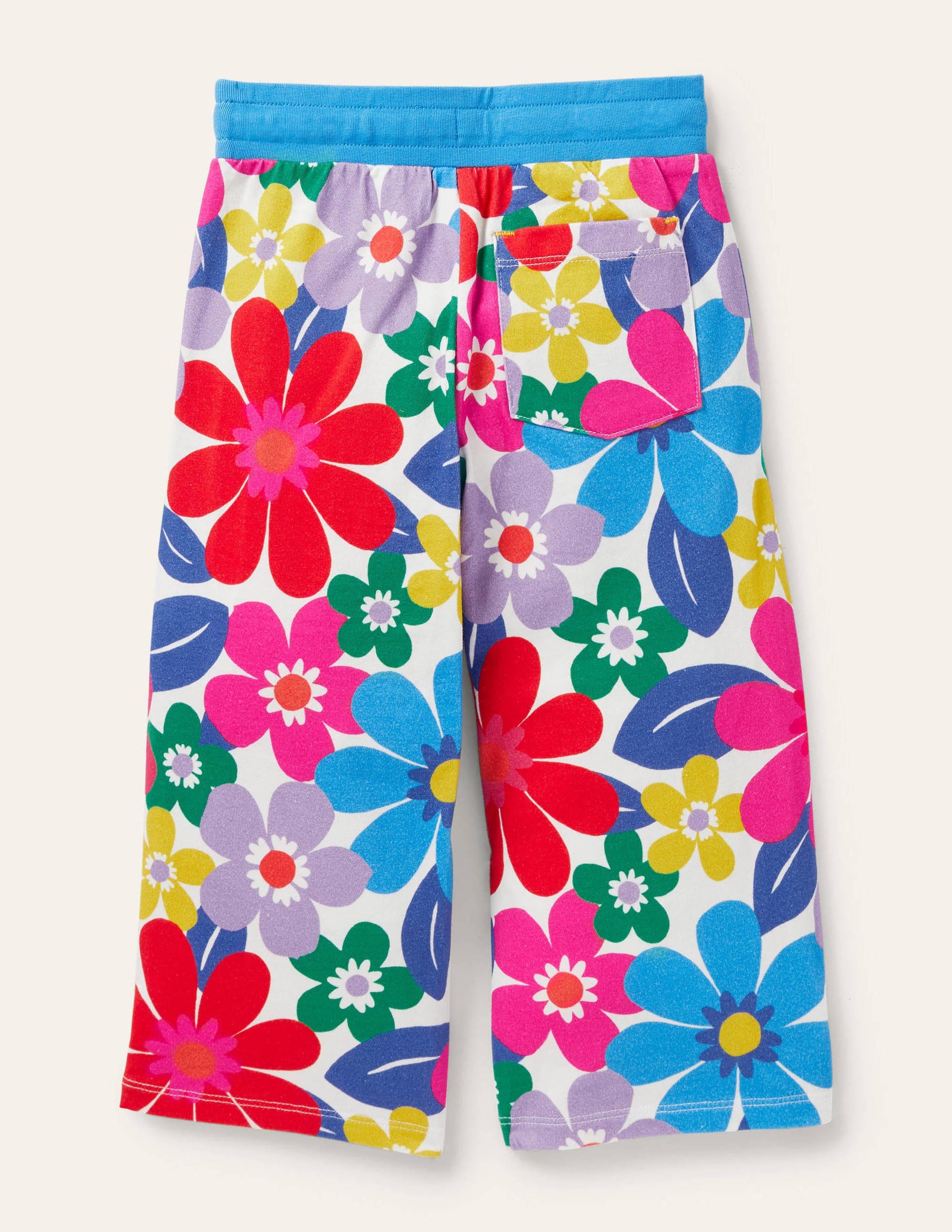 Wide Leg Jersey Trouser-Multi Surf Floral-2