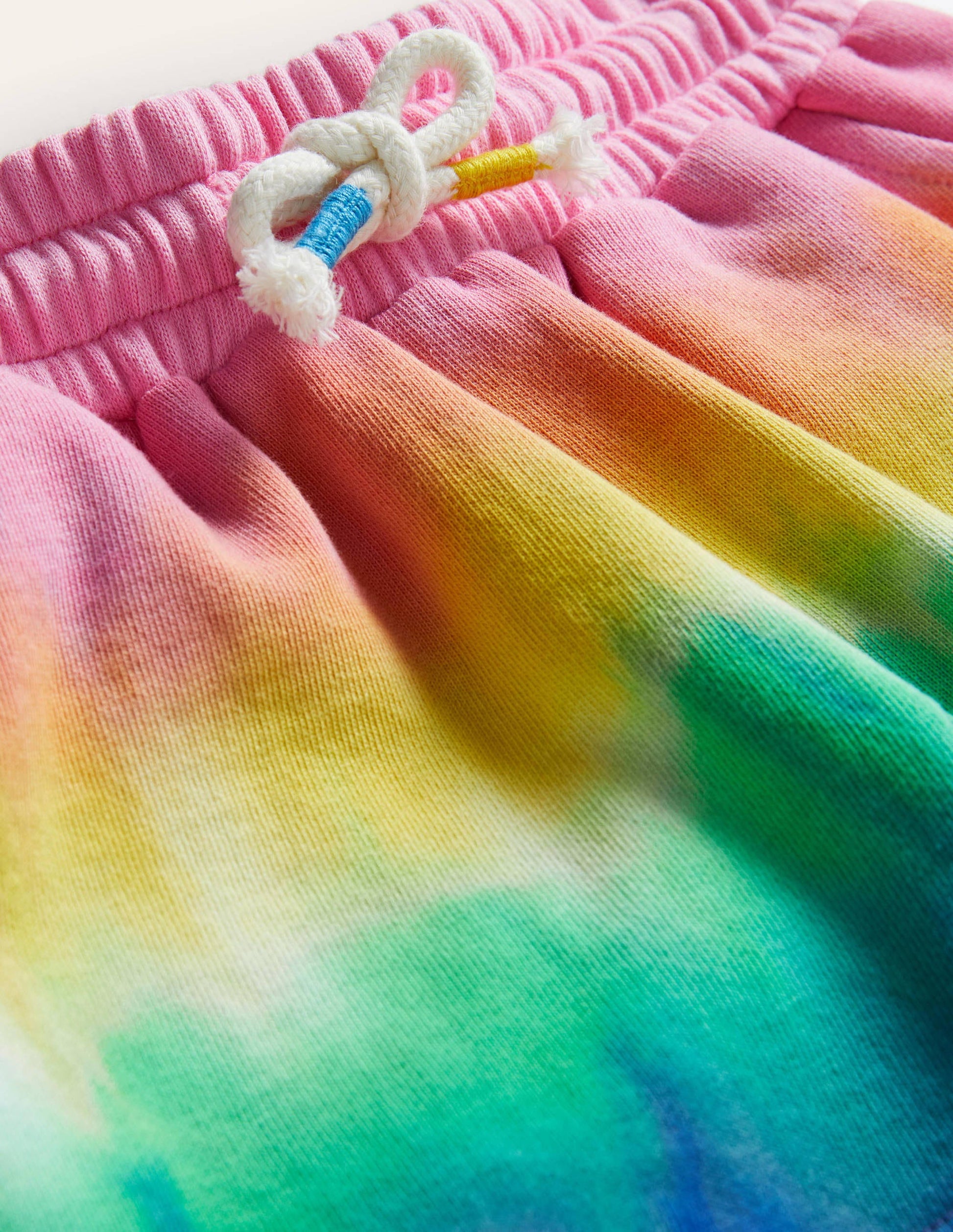 Gradient Dye Jersey Shorts-Multi Rainbow-3