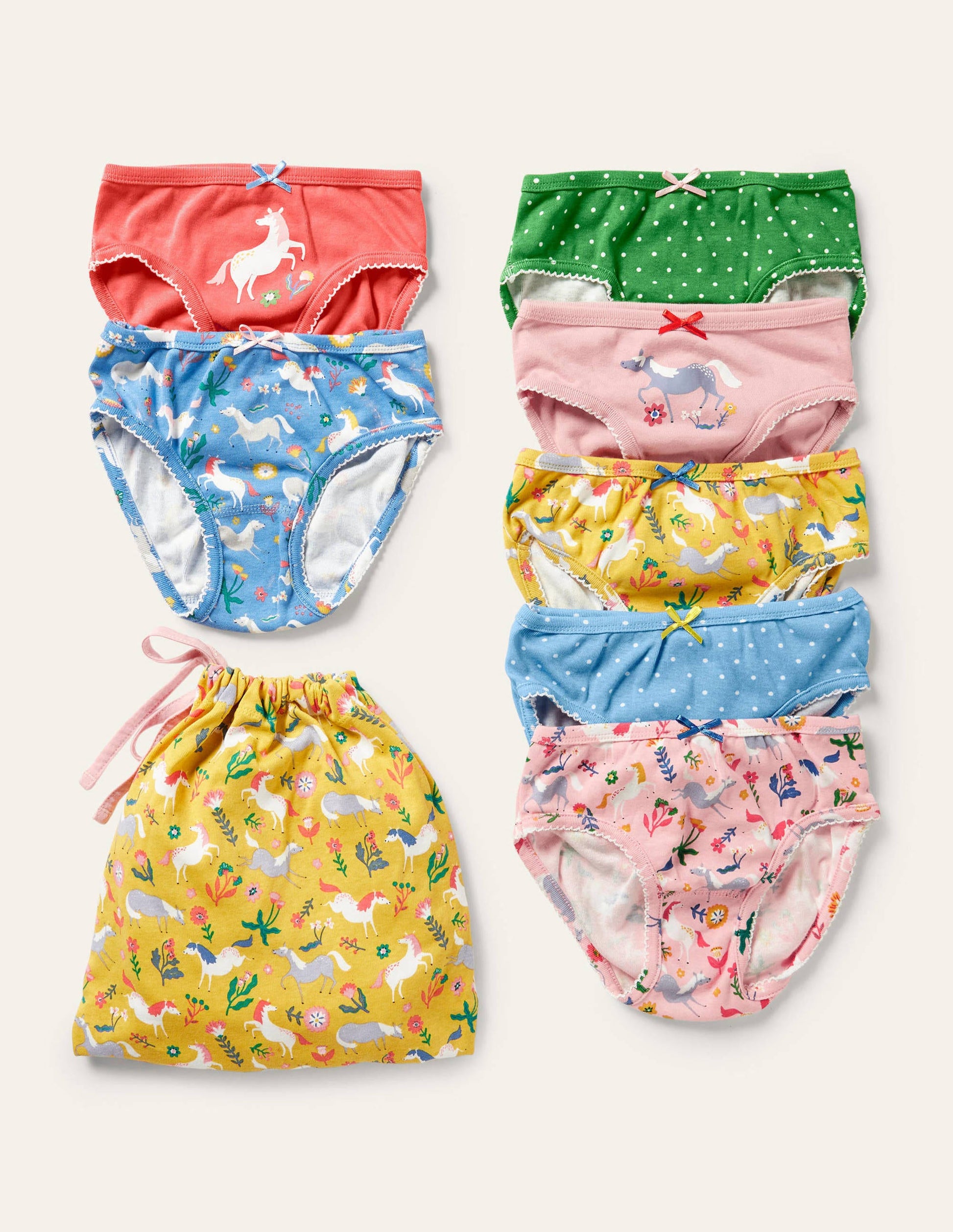 Pants 7 Pack-Multi Horses-1