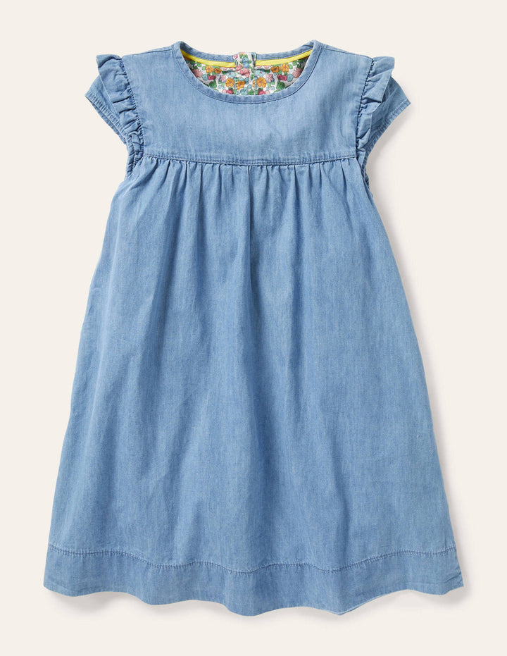 Easy Everyday Dress-Chambray