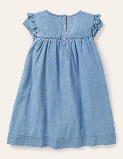 Easy Everyday Dress-Chambray-2