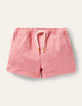 Heart Pocket Shorts-Almond Pink