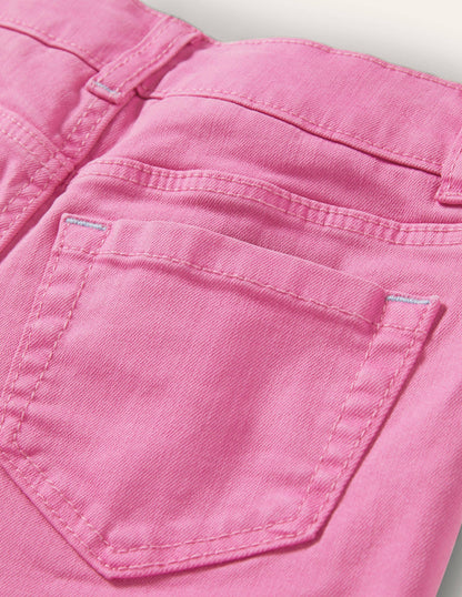 Denim Shorts-Strawberry Ice Pink-3