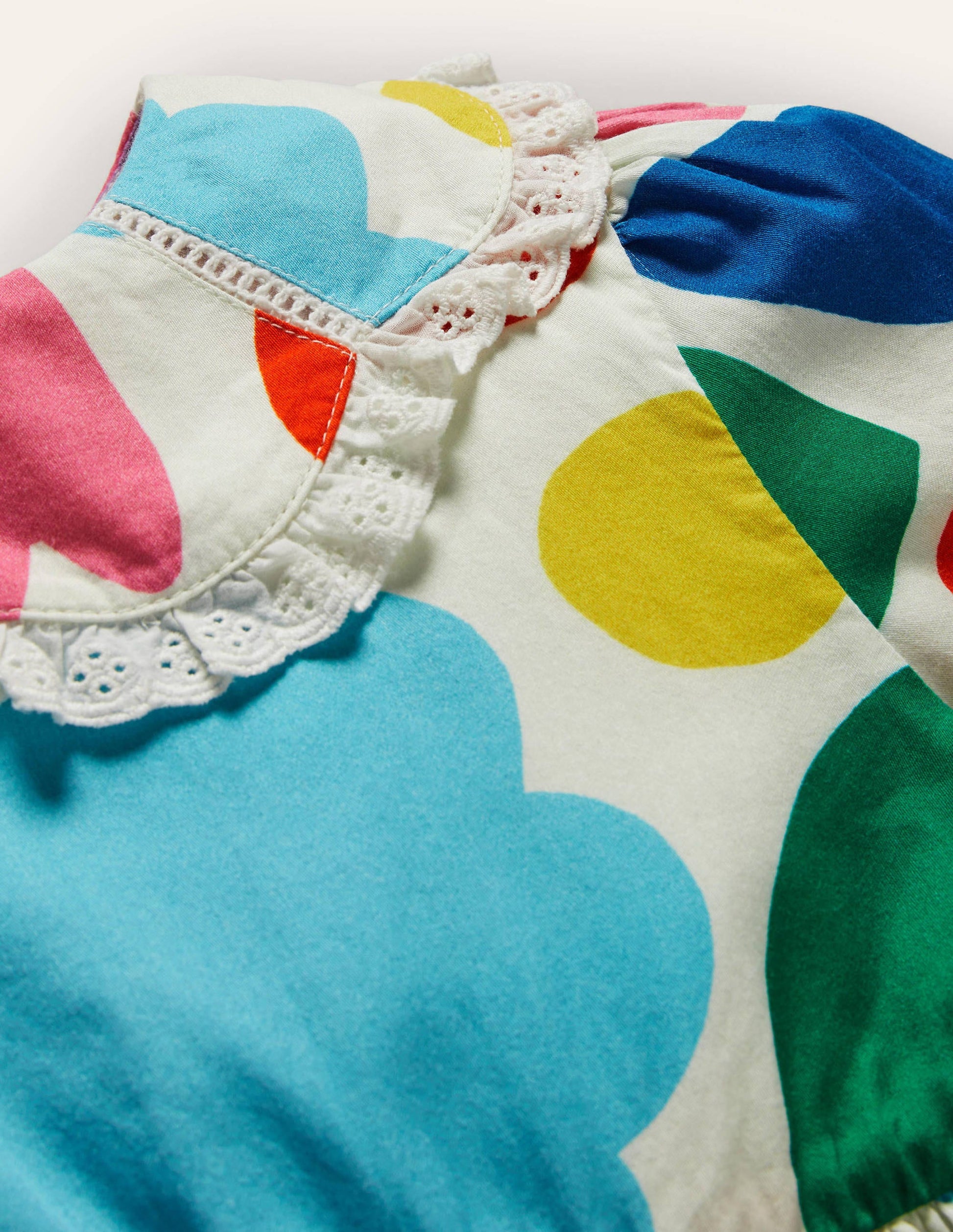 Collared Woven Dress-Multi Painted Floral-2