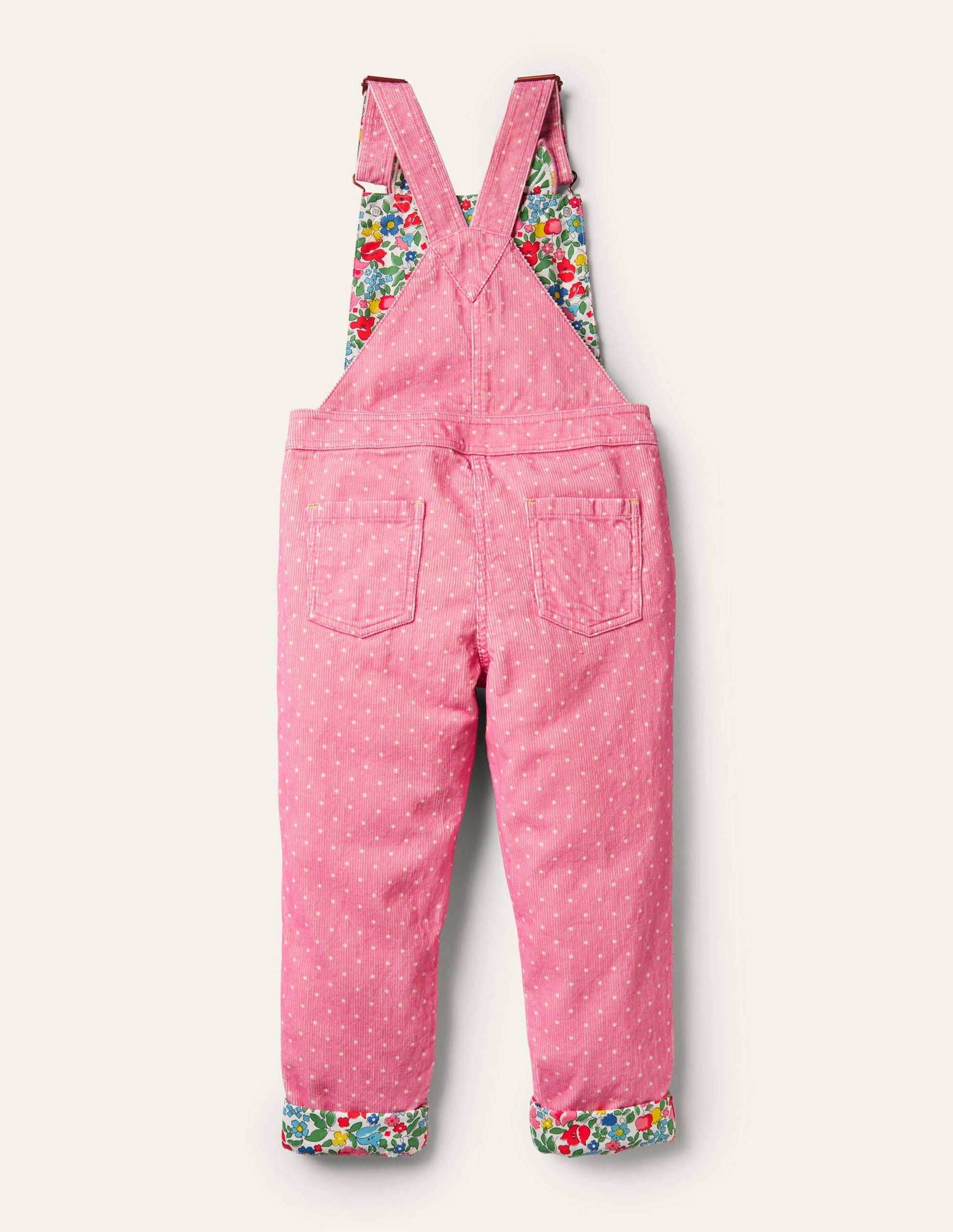 Appliqué Horse Dungarees-Formica Pink-2