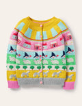 Fair Isle Cardigan-Multi Fair Isle