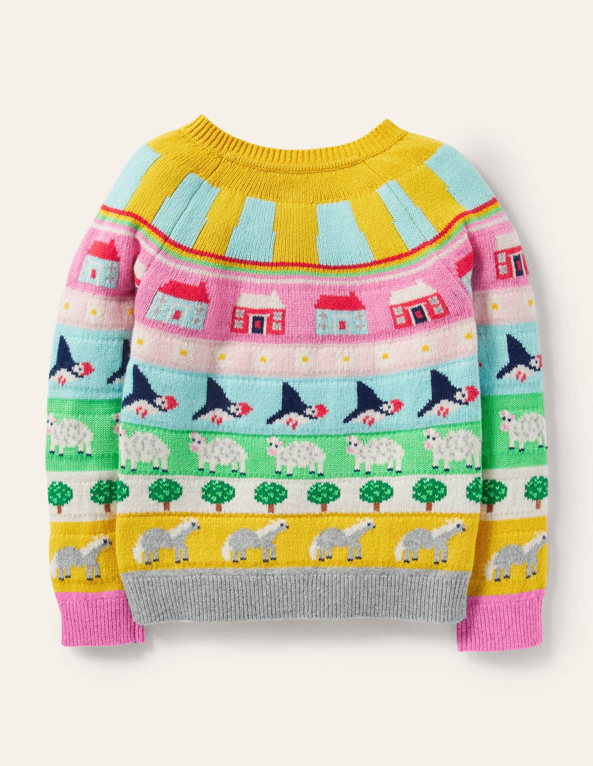 Fair Isle Cardigan-Multi Fair Isle - Image 2