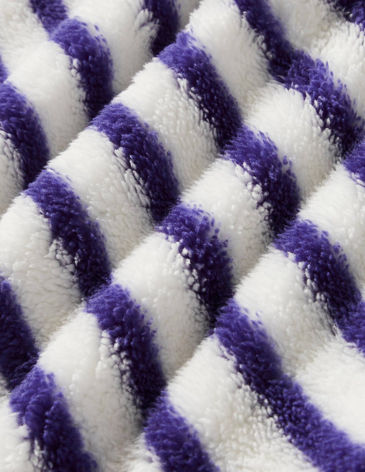 Cosy Funnel Neck Top-Starboard Blue/ Ivory