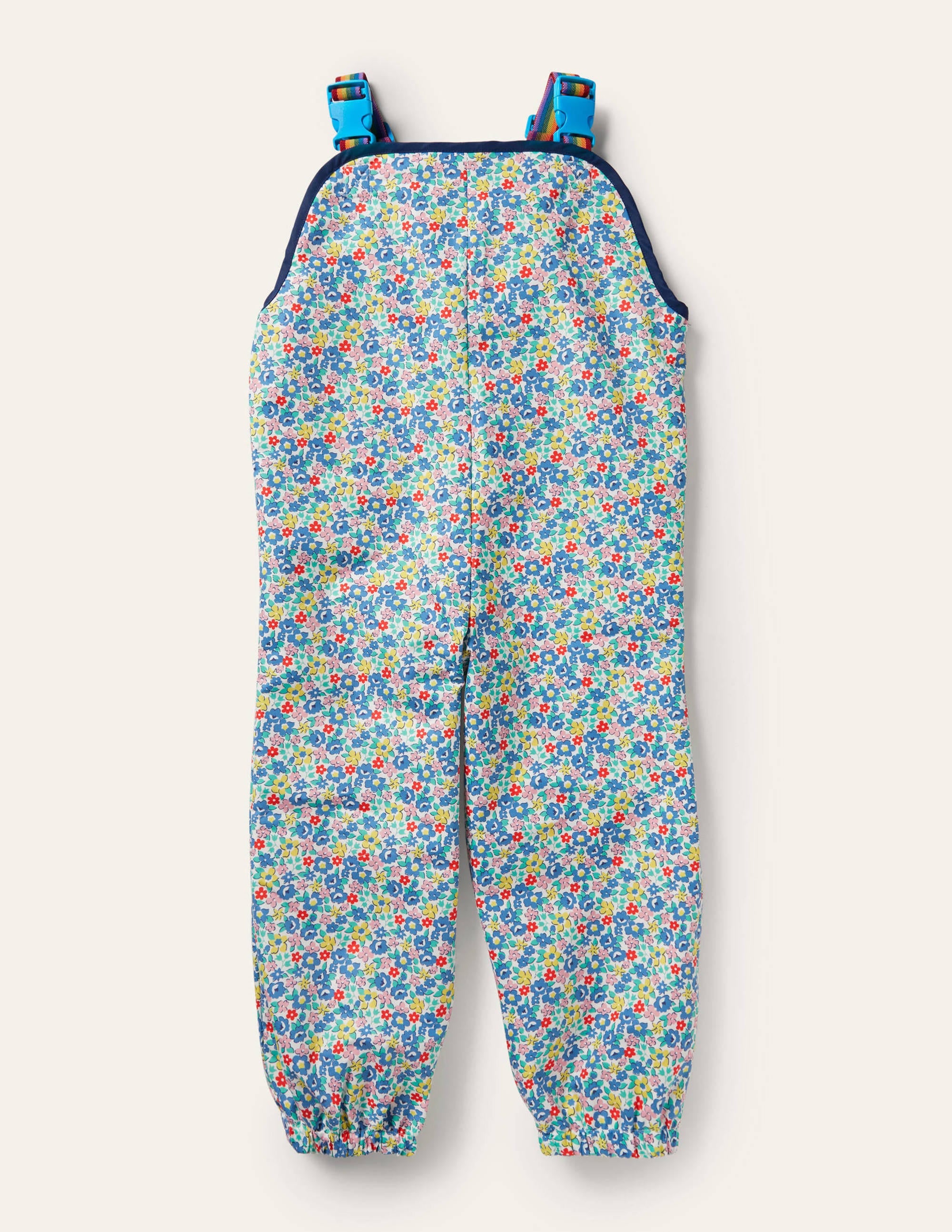 Waterproof Dungarees-Multi Spring Floral - Image 1