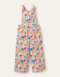 Floral Dungarees-Boto Pink Painterly Floral