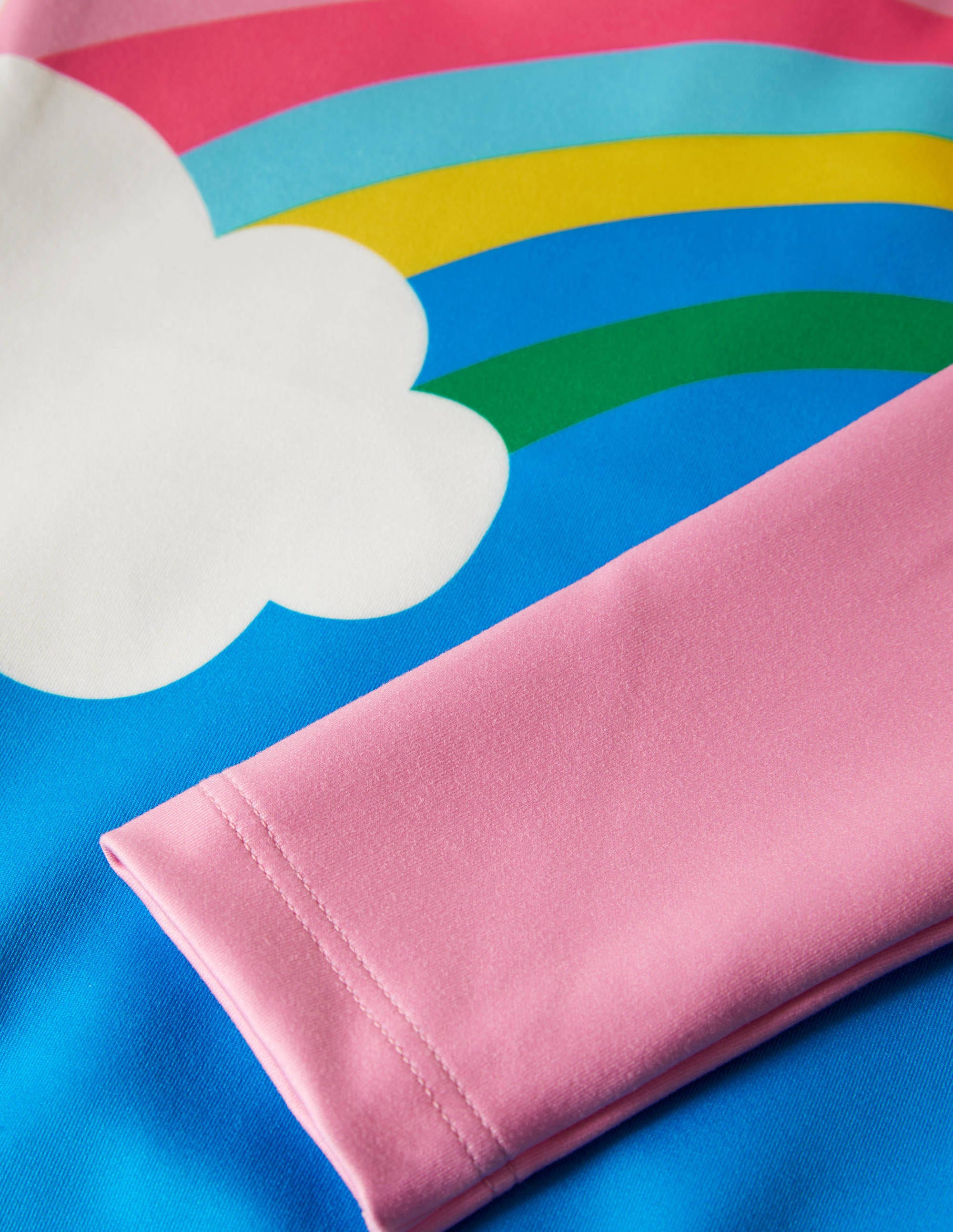 Activewear Leotard-Pink Lemonade Rainbow - Image 3