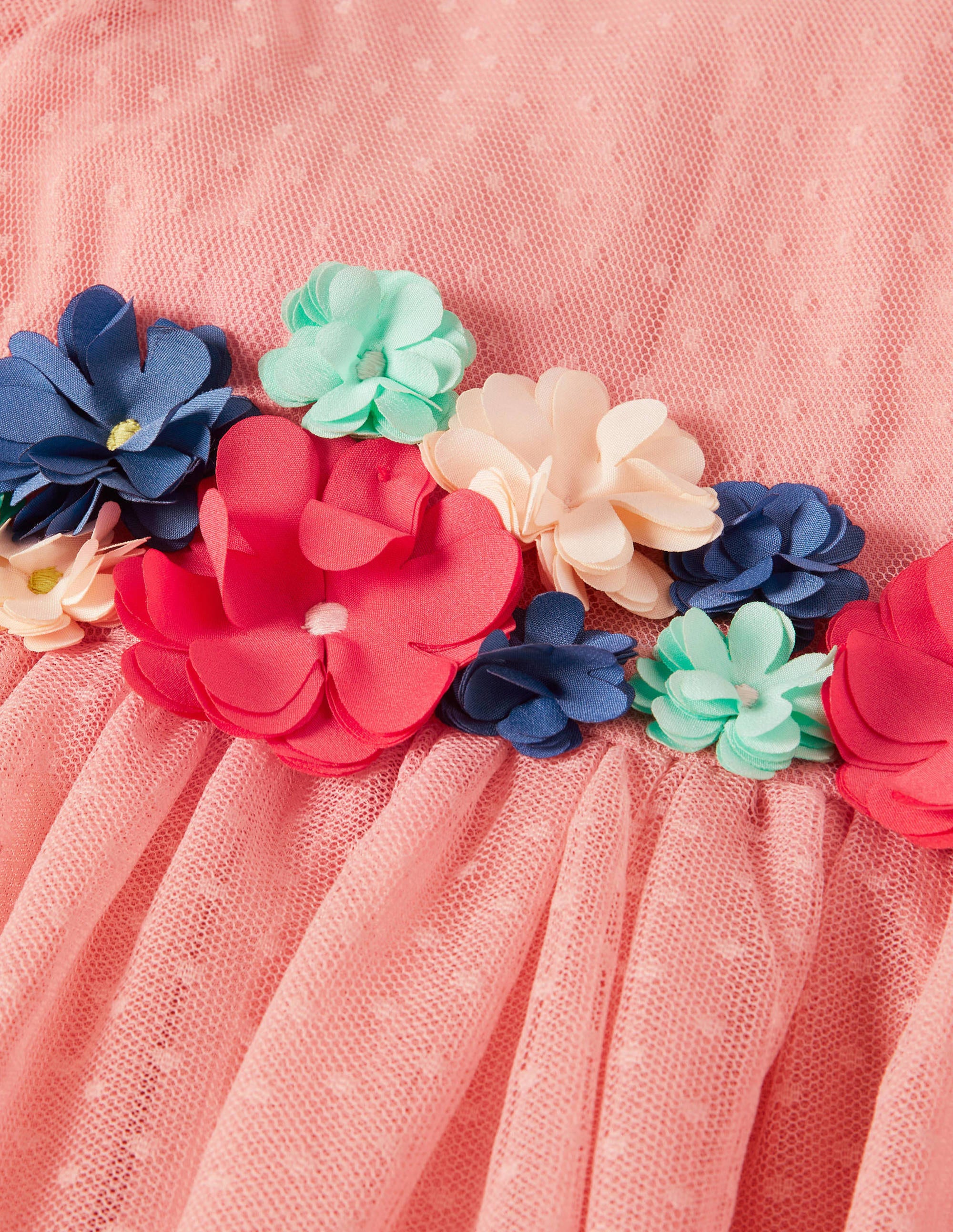 Floral Corsage Dress-Almond Blossom Pink - Image 3