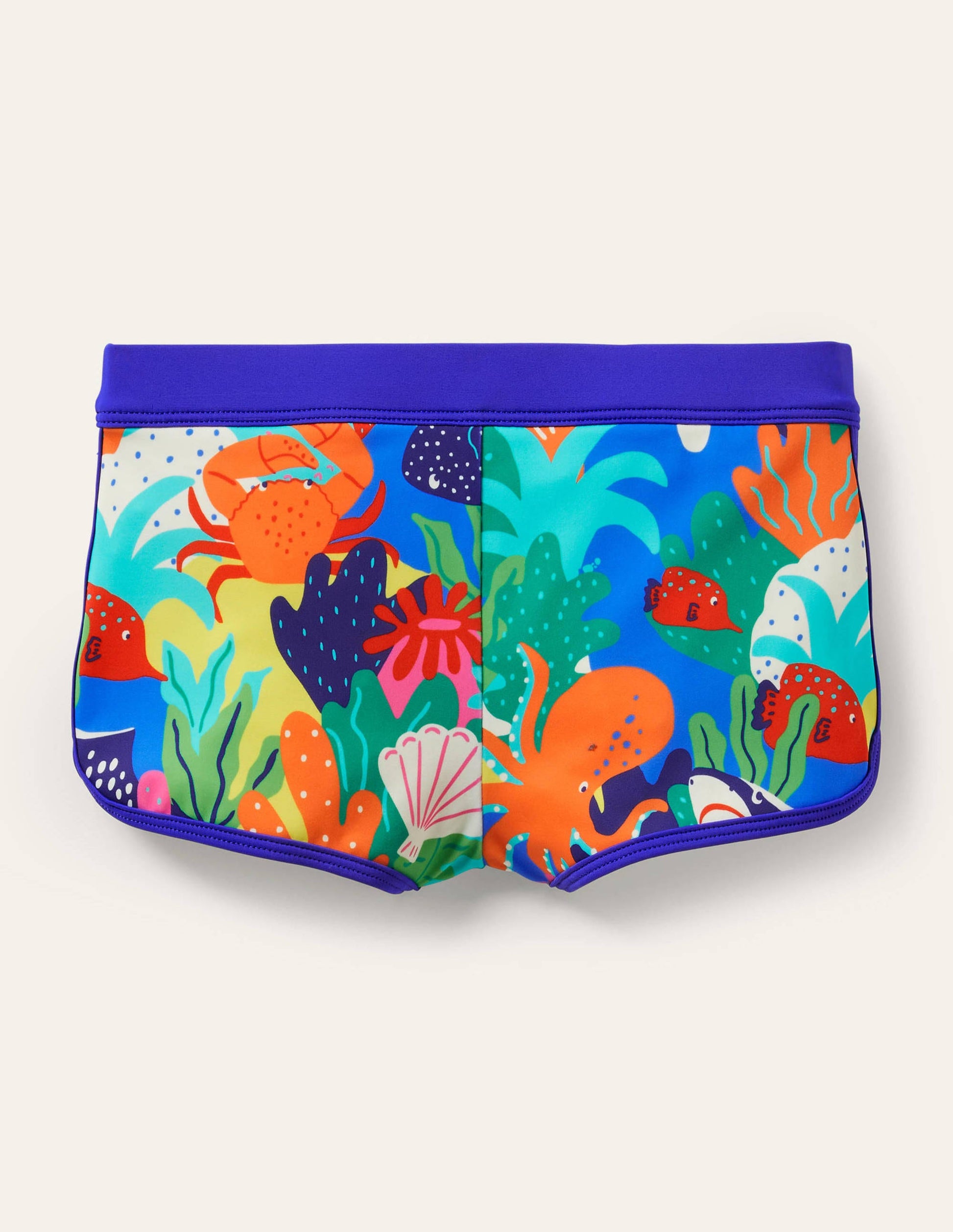 Patterned Swim Shorts-Multi Rainbow Reef-2
