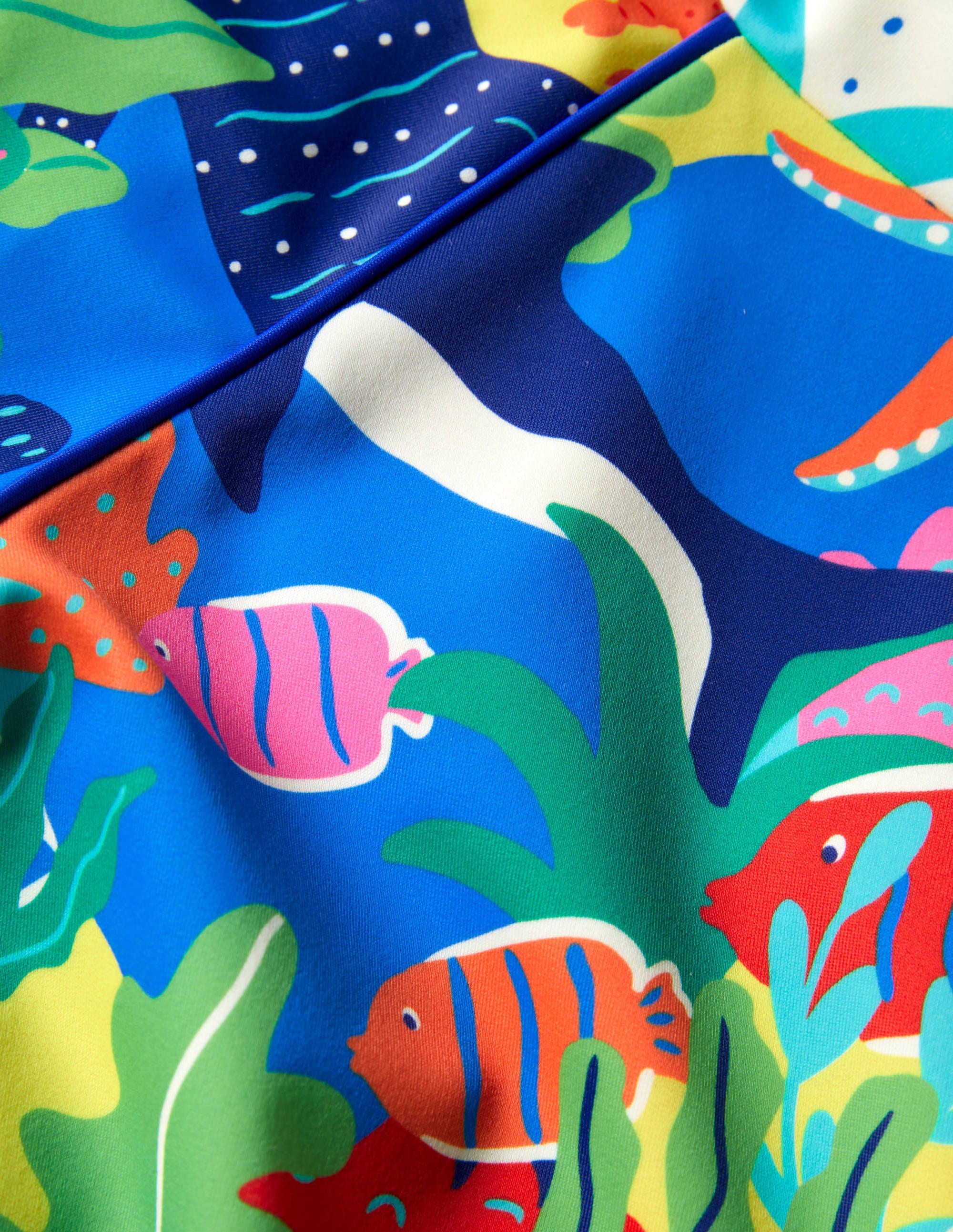 Patterned Rash Vest-Multi Rainbow Reef - Image 3