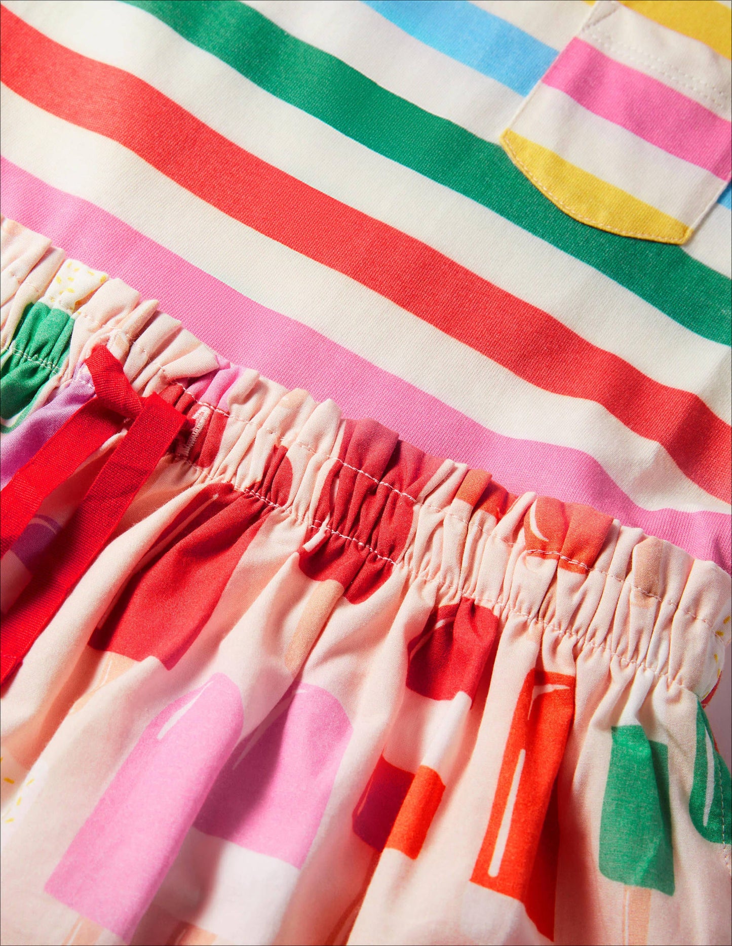 Short-sleeve Hotchpotch Dress-Provence Dusty Pink Lollies