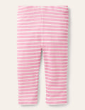 Fun Cropped Leggings-Pink Lemonade/Ivory