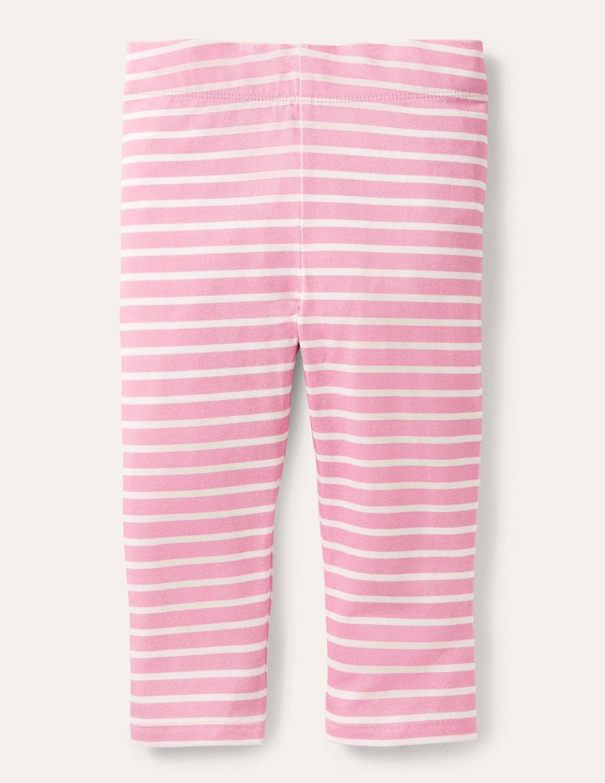 Fun Cropped Leggings-Pink Lemonade/Ivory - Image 1
