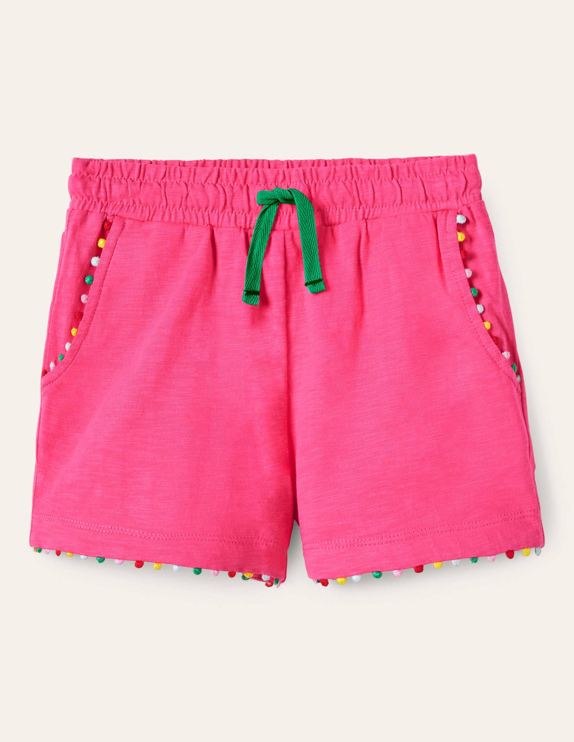 Charlie Pom Jersey Shorts-Tutti Fruiti-1