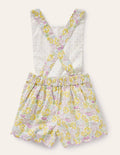 Tie-waist Scallop Playsuit-Lilac Ditsy Floral