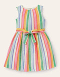 Vintage Dress-Multi Stripe