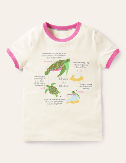 Fun Fact T-shirt-Ivory Turtles