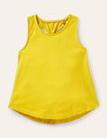 Knot Back Racer Vest-Daffodil Yellow