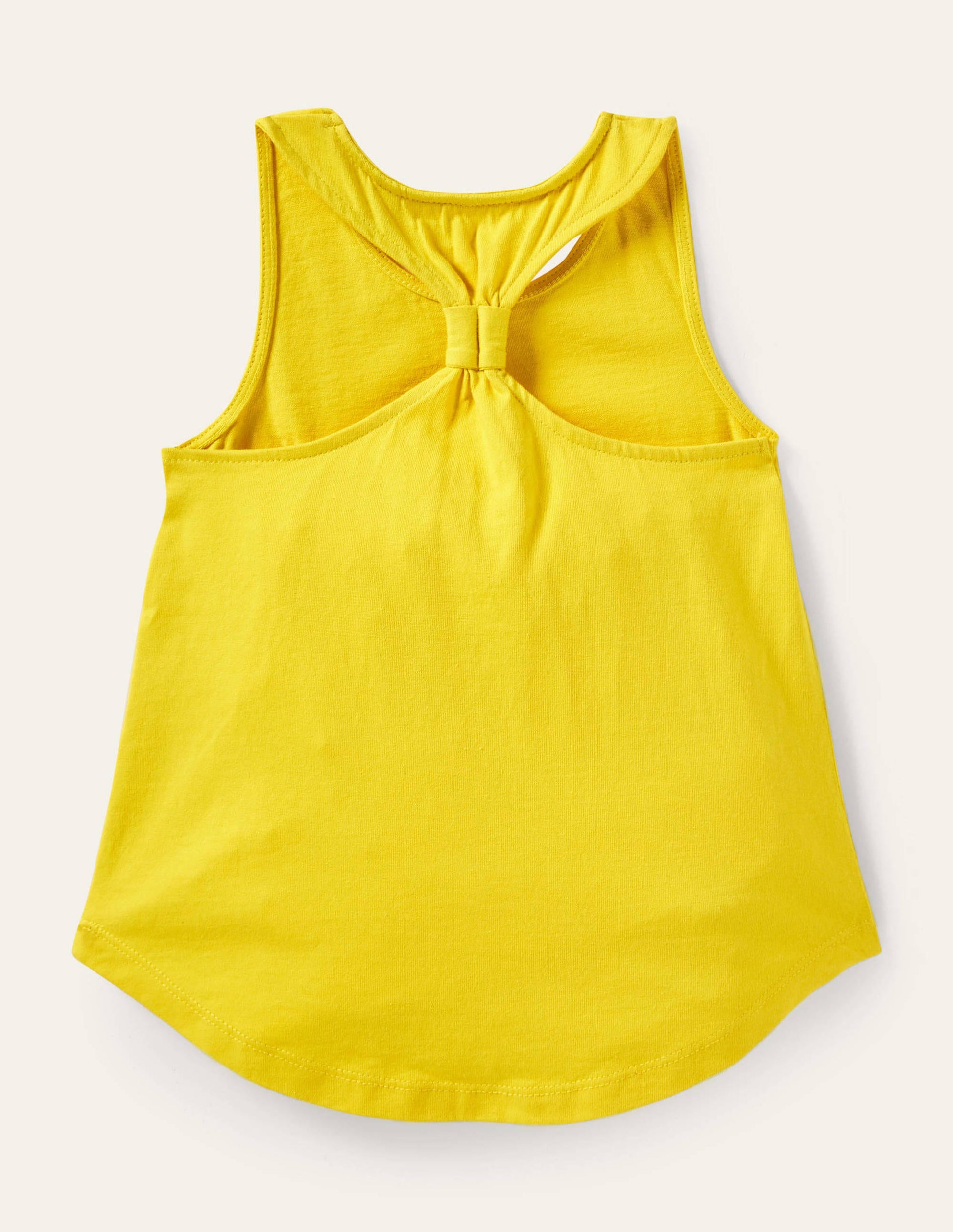 Knot Back Racer Vest-Daffodil Yellow-2