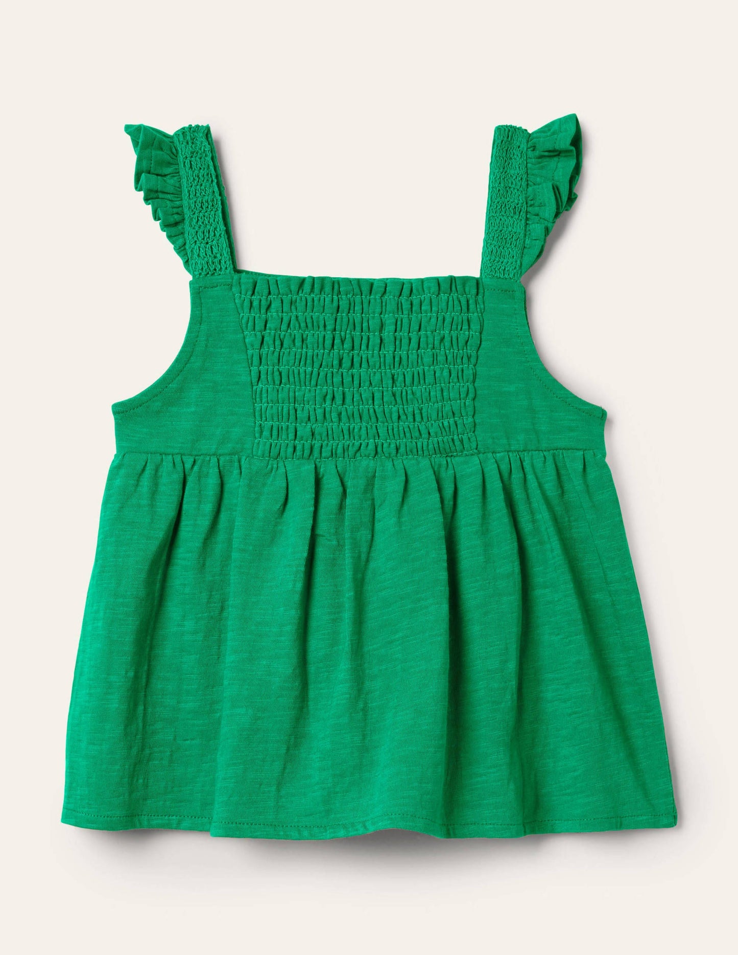 Crochet Vest-Green pepper