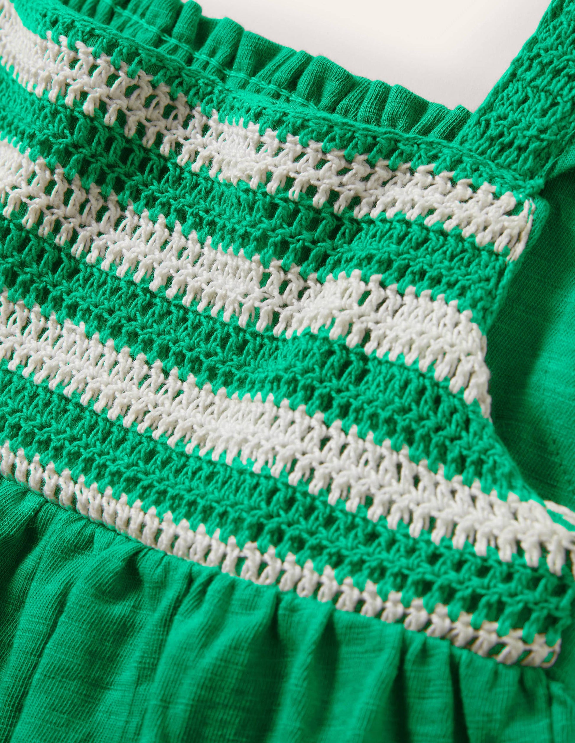 Crochet Vest-Green pepper-3