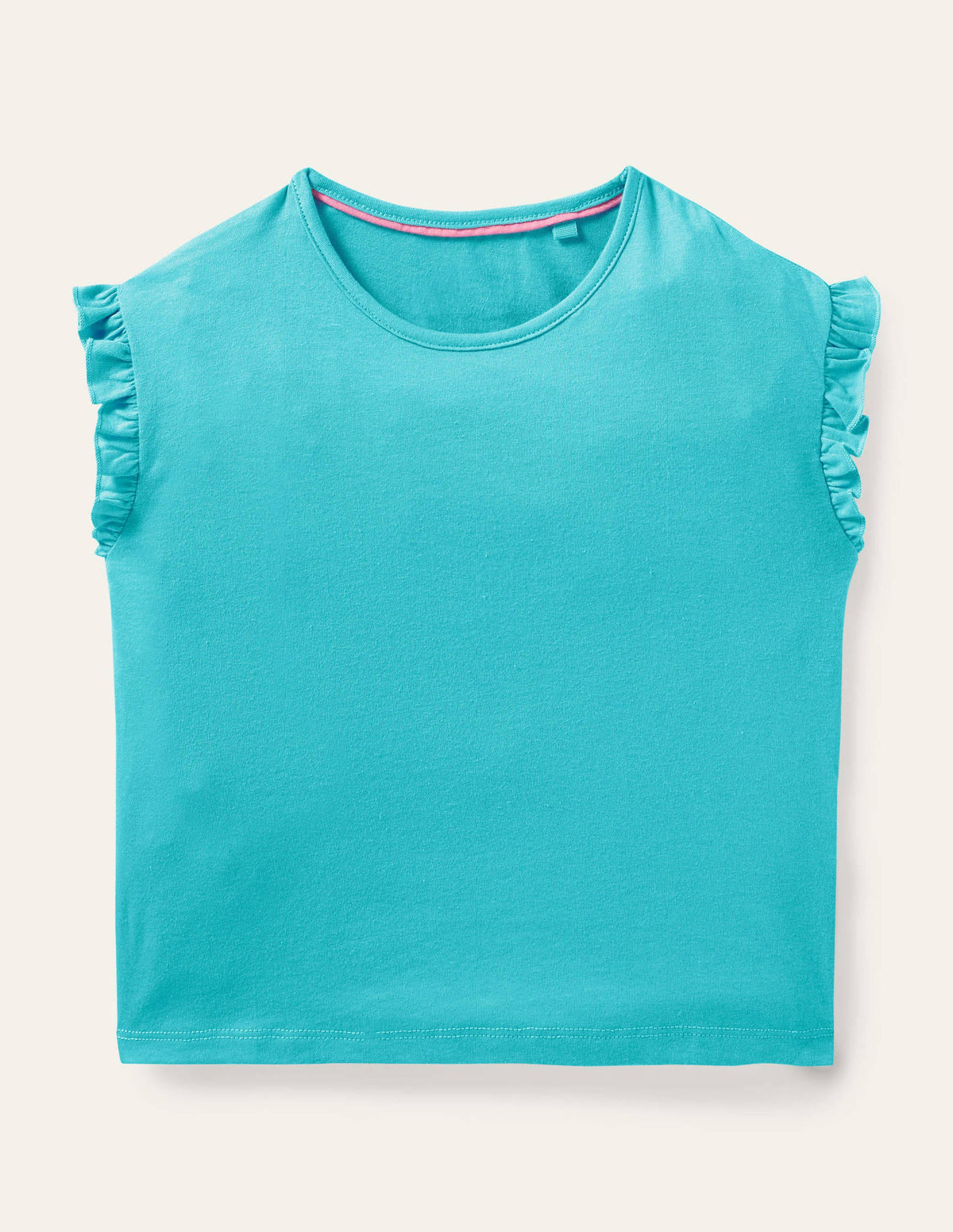 Faye Jersey Top-Turquoise-1