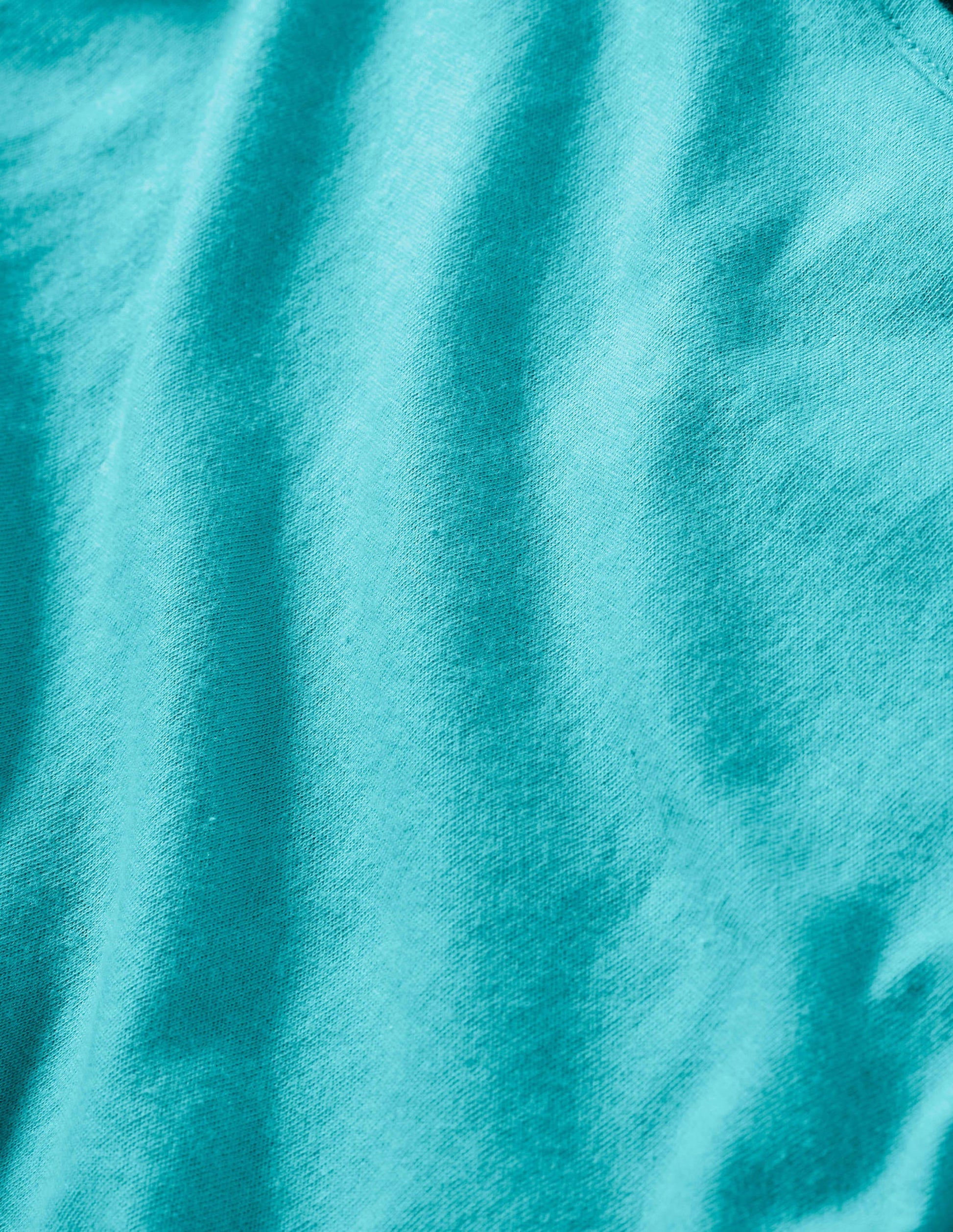 Faye Jersey Top-Turquoise-3