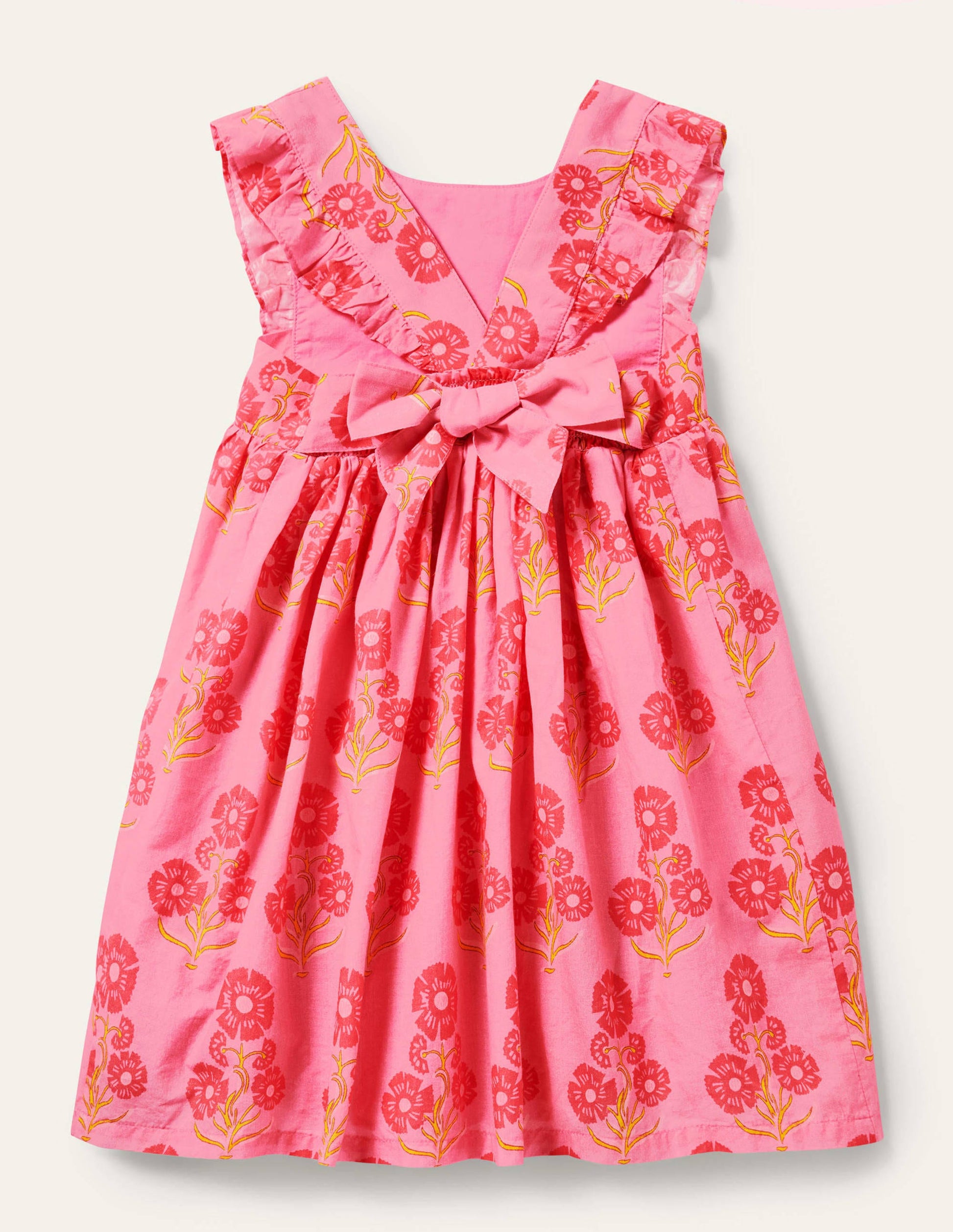 Bow Back Dress-Molly Mahon Floral-2