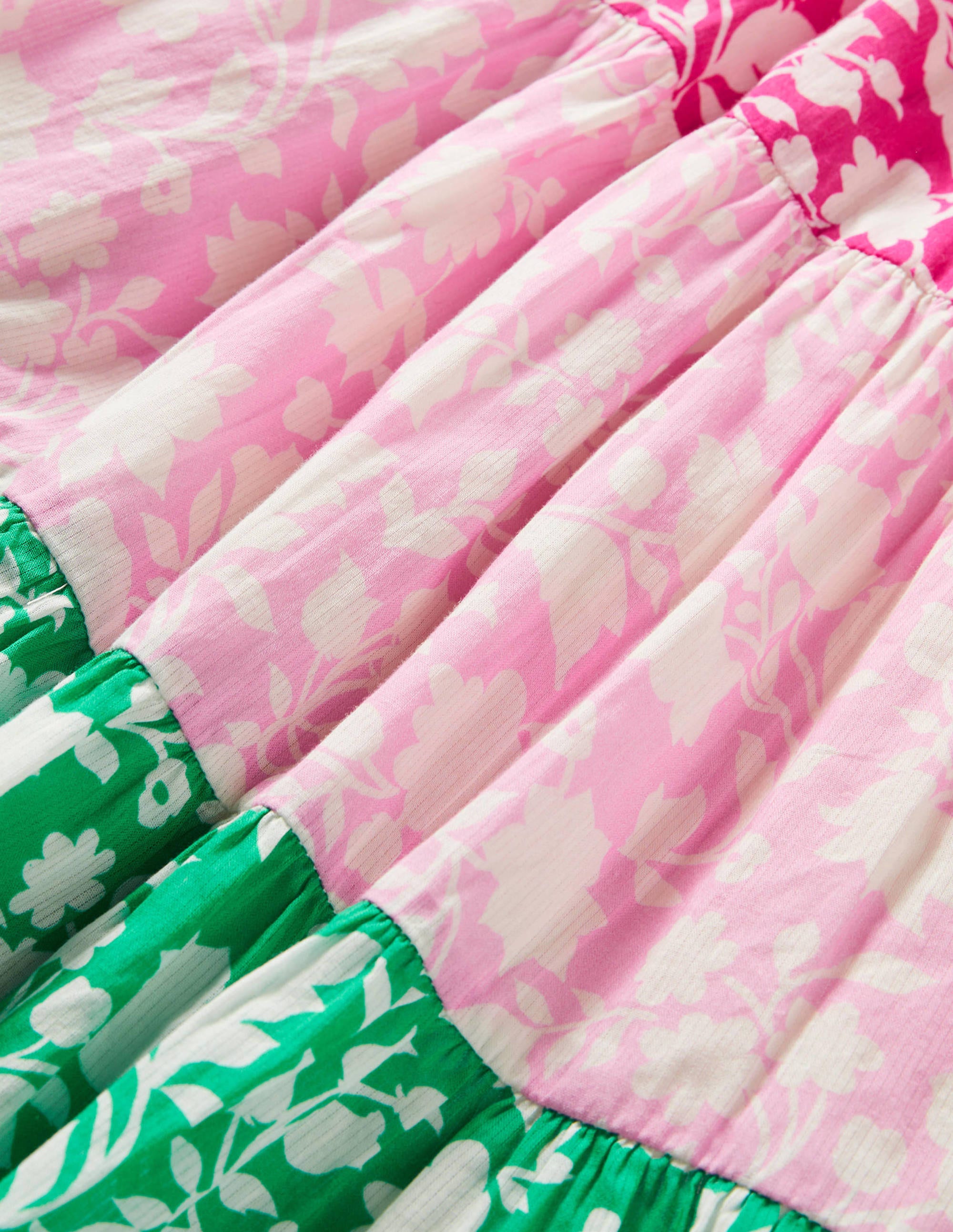 Tiered Printed Sun Dress-Multi Hotchpotch - Image 3