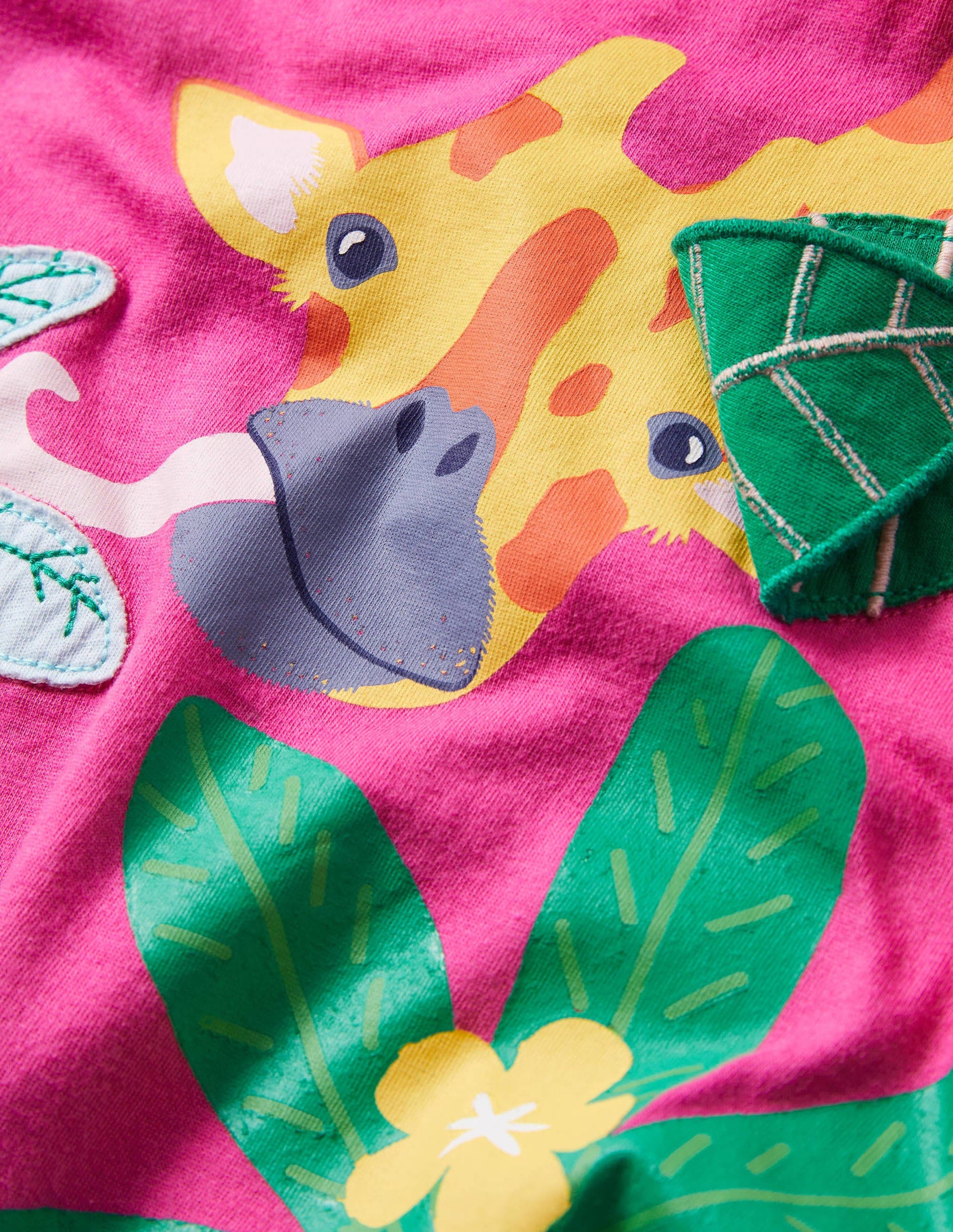 Lift-the-Flap Dress-Tickled Pink Jungle Animals-3