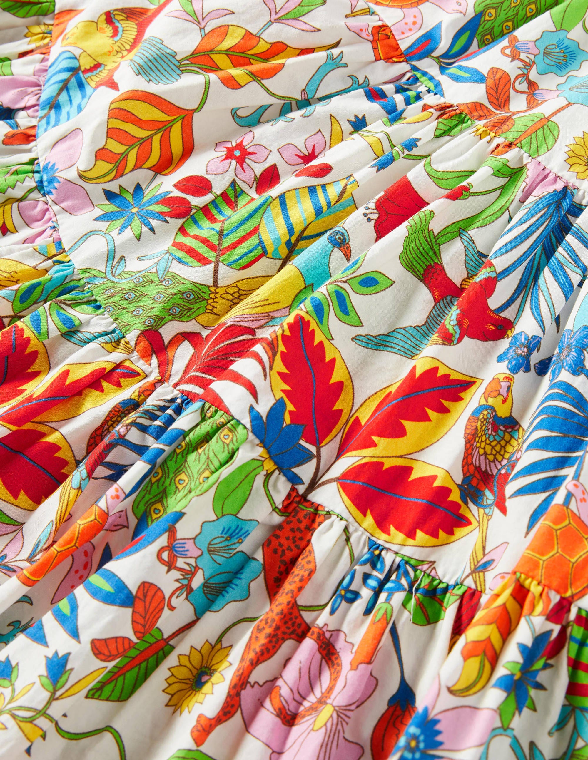 Midi Skirt-Multi Exotic Jungle - Image 3