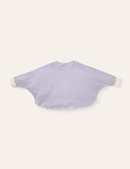 Appliqué Sweatshirt-Ivory / Starboard Parrot-3