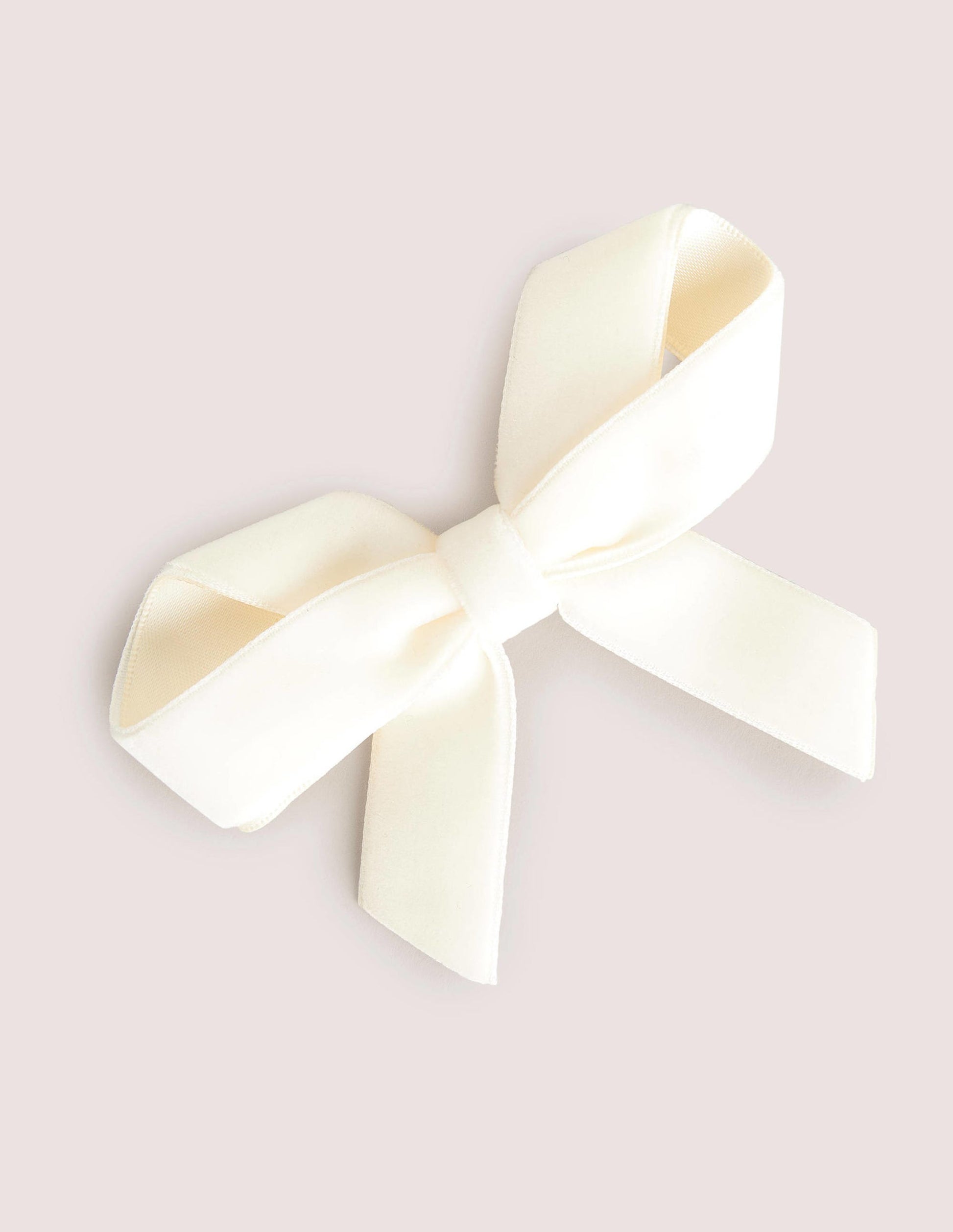 Large Bow Hair Clip-Ivory-1