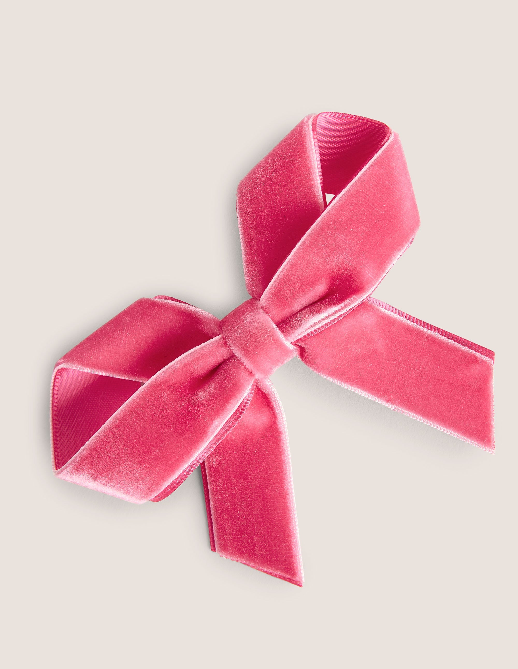 Large Bow Hair Clip-ShockingPink - Image 1
