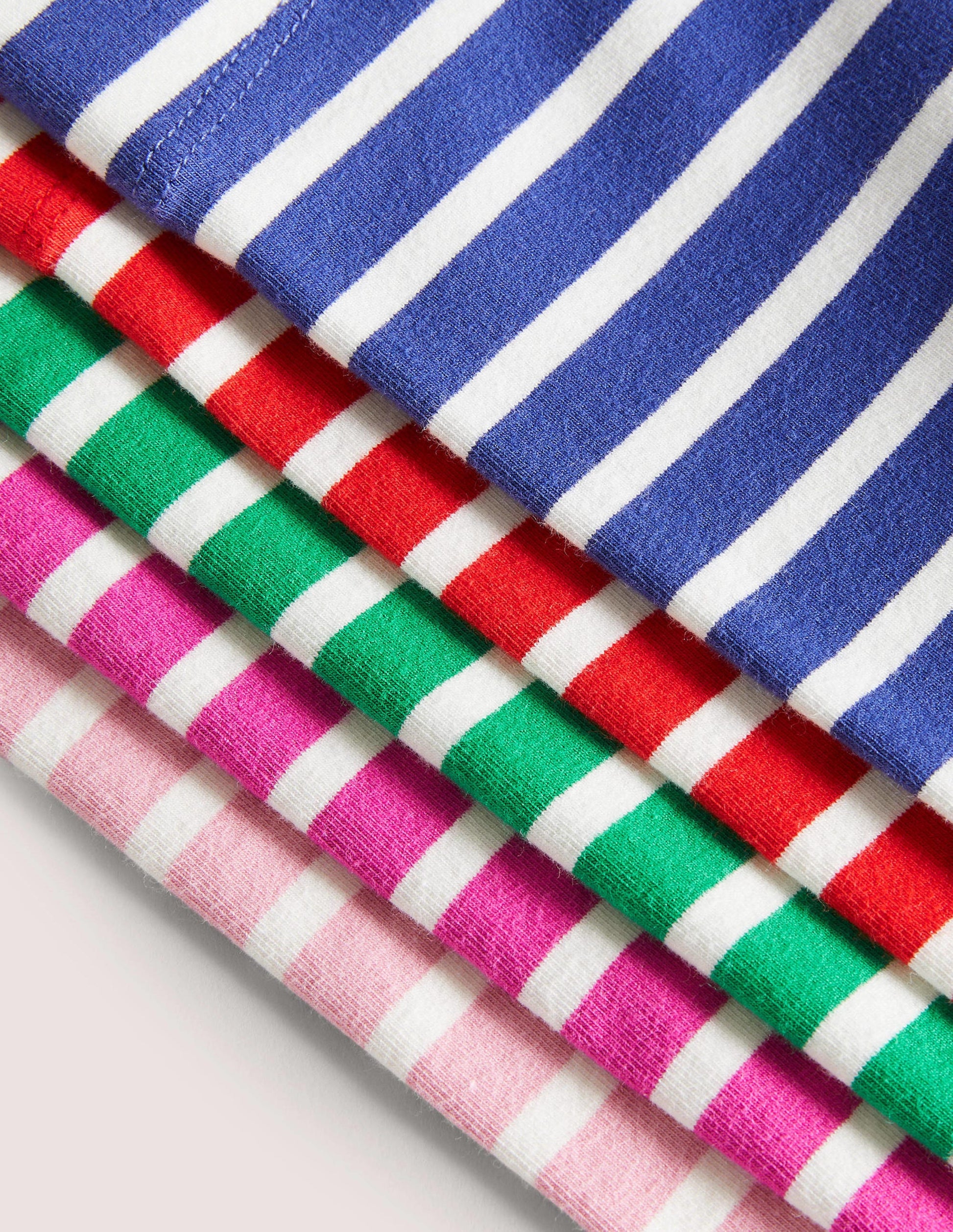 5-Pack Multi-Coloured Stripe Leggings-Multi Stripe-2
