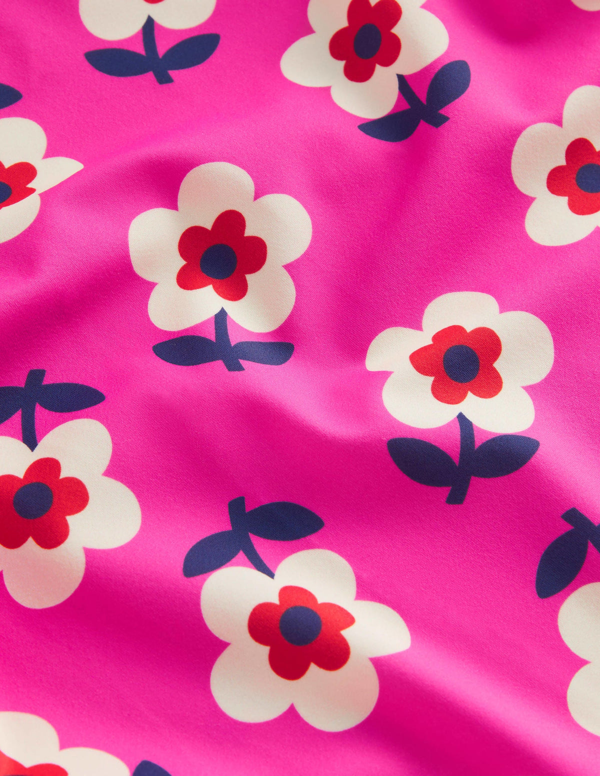 Patterned Rash Vest-Tickled Pink Daisy - Image 3