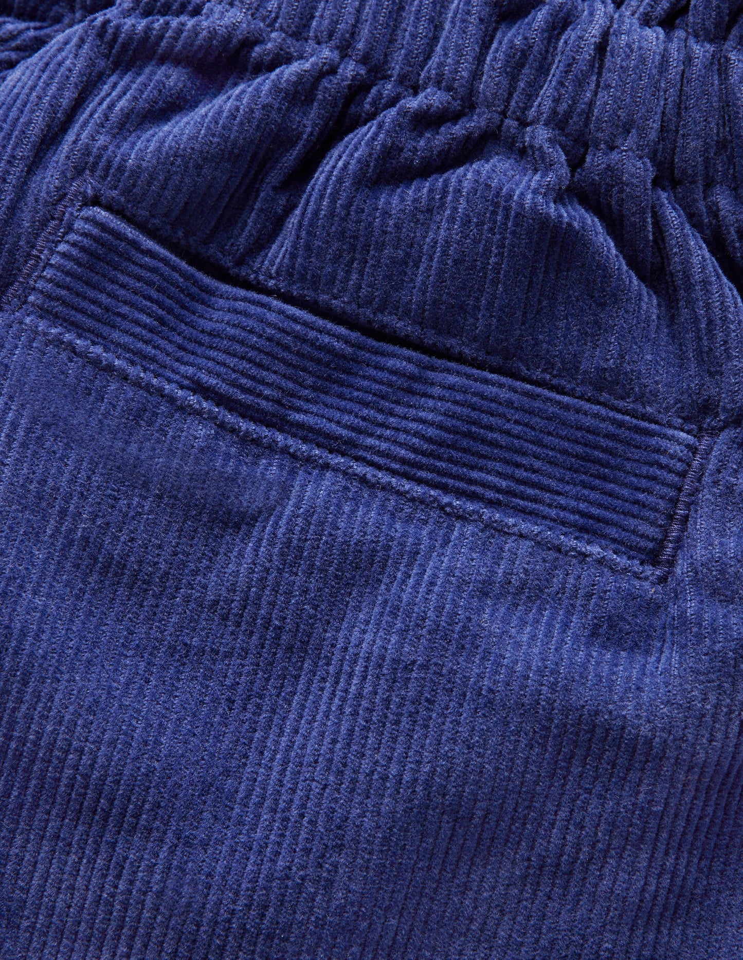 Cord Culottes-Starboard Blue