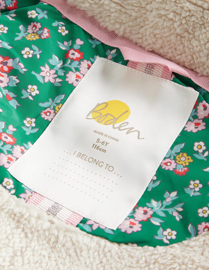 Cosy 2 in 1 Padded Jacket-Shady Glade Green Floral-4