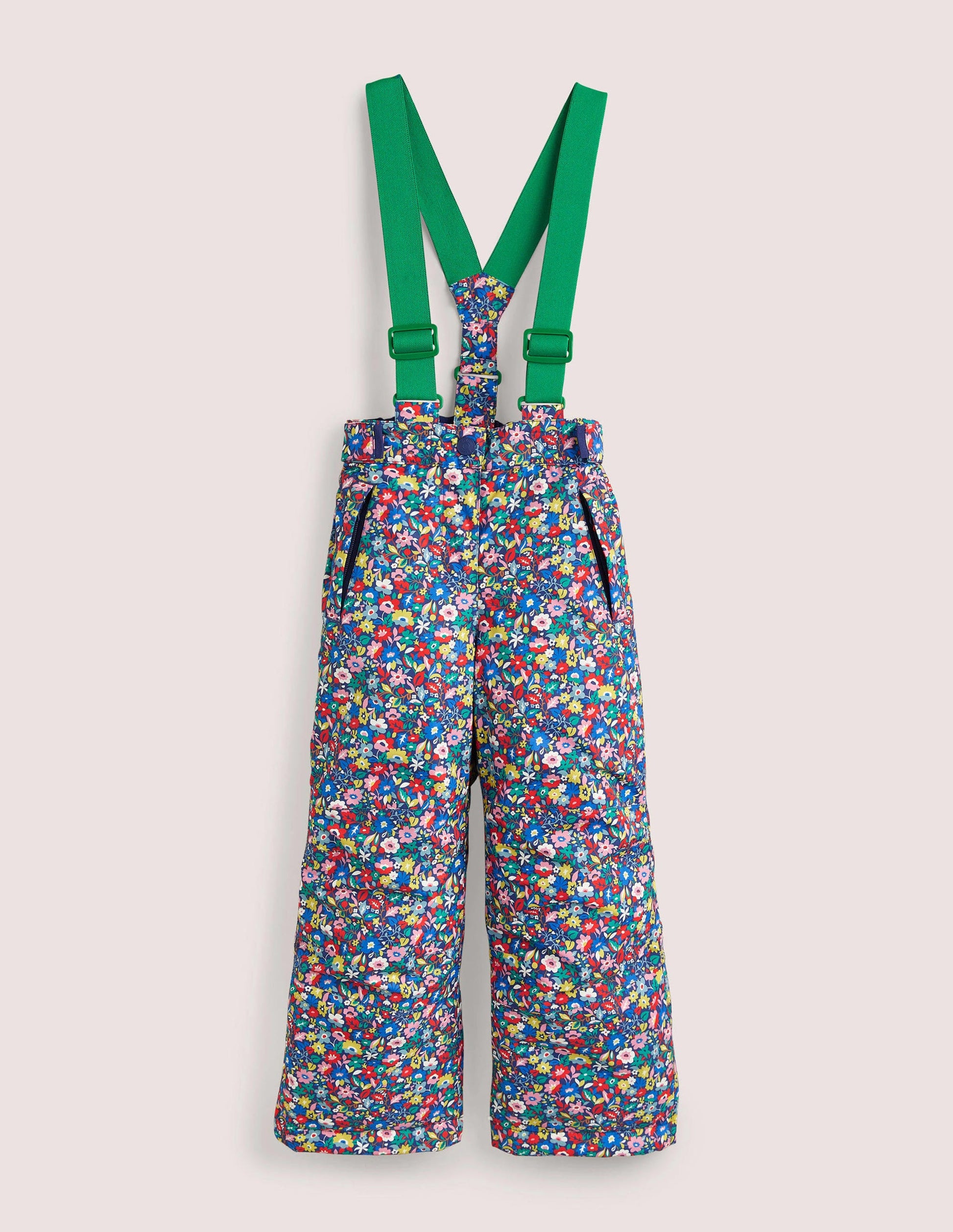 All Weather Waterproof Trouser-Multi Patchwork Floral-1
