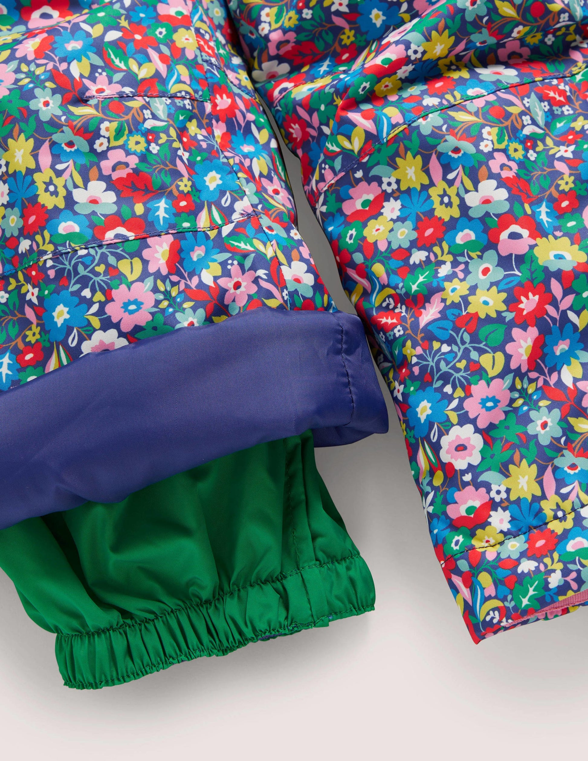 All Weather Waterproof Trouser-Multi Patchwork Floral-3