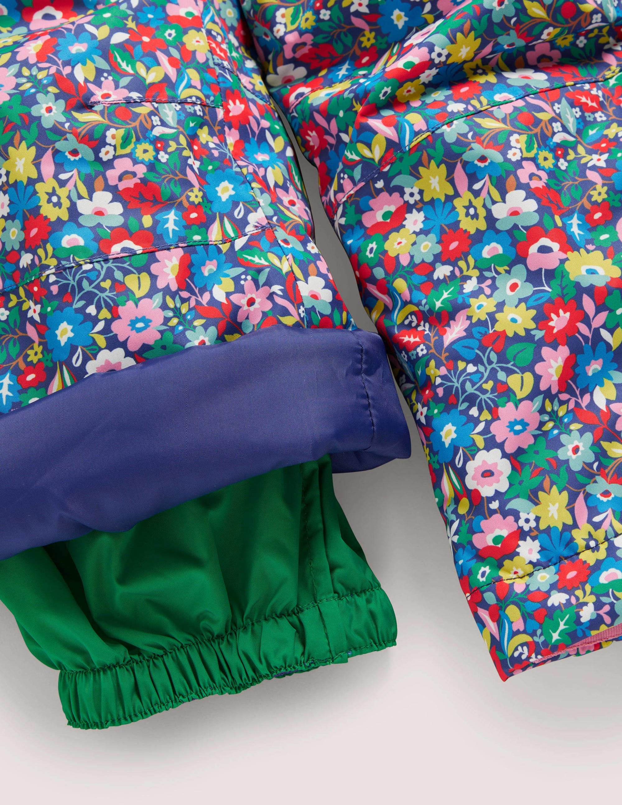 All Weather Waterproof Trouser-Multi Patchwork Floral - Image 3