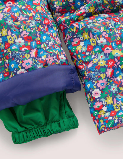 All Weather Waterproof Trouser-Multi Patchwork Floral-3