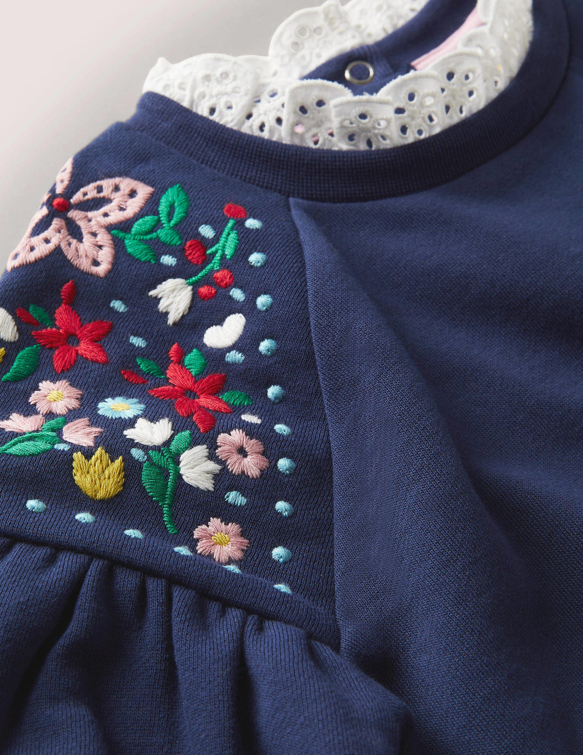 Embroidered Sweatshirt-College Navy-3