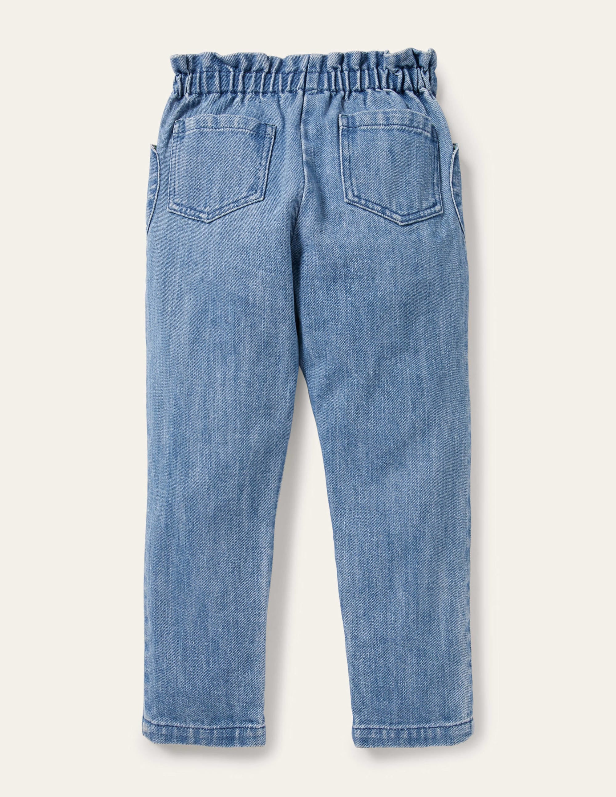 Pull-on Trousers-Mid Vintage Denim - Image 2
