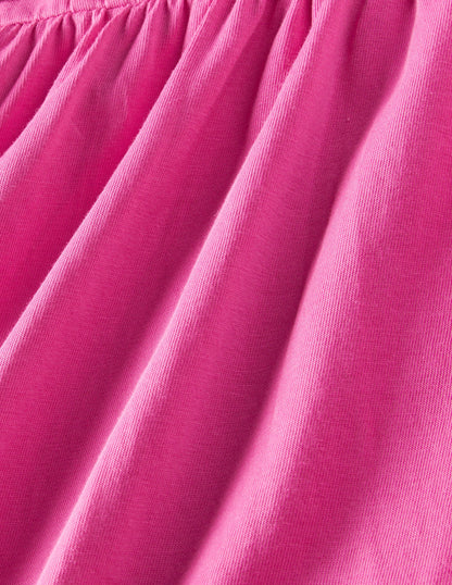 Broderie Frill Dress-Tickled Pink-3